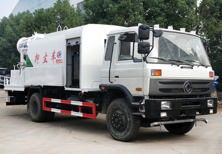 多功能抑塵車工作原理_10方東風老款153底盤多功能抑塵車廠家價格