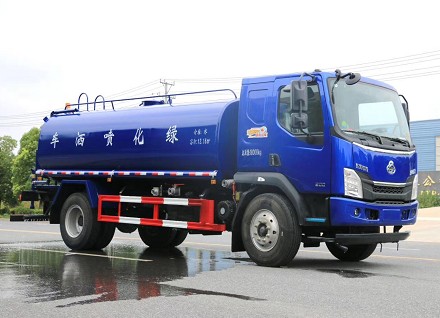 15噸灑水車多少錢一臺_國六15方東風柳汽乘龍L3綠化灑水車廠家價格