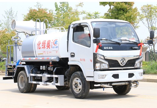 藍牌灑水車噸位及價格_國六4噸東風小福瑞卡藍牌噴霧灑水車廠家價格